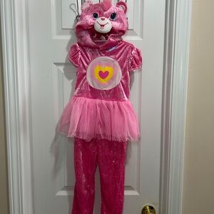 Toddler 3-4t pink care bear costume